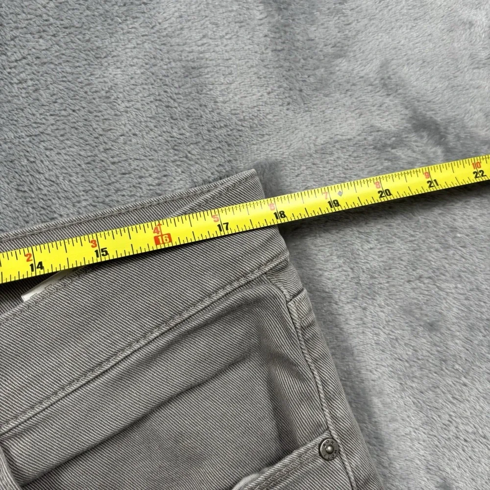 Mott & Bow Jeans Mens 35x30 Grey Slim Stretch Tapered Slim Merc Sadd Denim